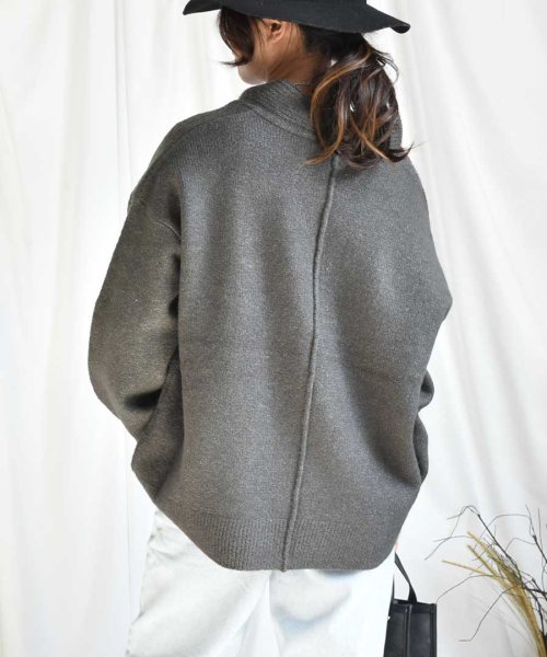 ARGO TOKYO(アルゴトウキョウ)/キーネックニットトップス　25103　Key neck knit tops/img08