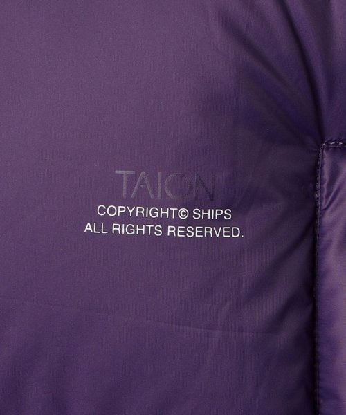 SHIPS MEN(シップス　メン)/【WEB限定/SHIPS別注】TAION: COPYRIGHT ロゴ ビッグシルエット ボリューム ダウンジャケット/img36