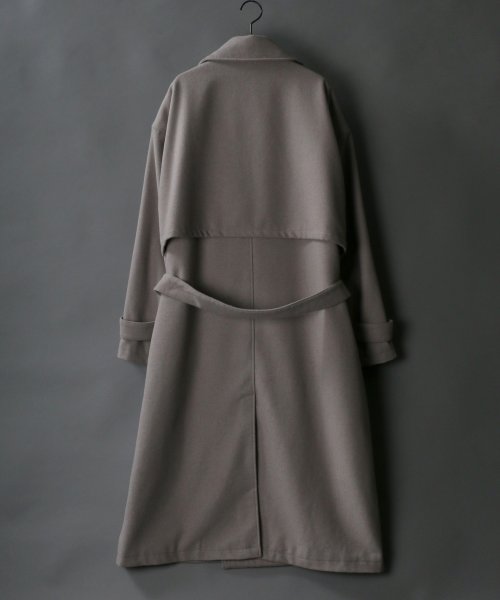 SITRY(SITRY)/【SITRY】over size wool trench coat/オーバーサイズ ウール トレンチコート/img07