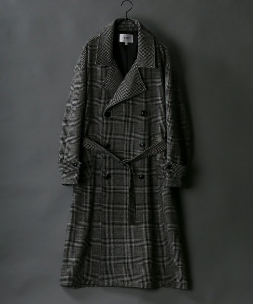 SITRY(SITRY)/【SITRY】over size wool trench coat/オーバーサイズ ウール トレンチコート/img13