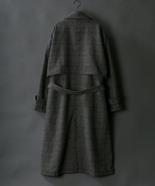 SITRY(SITRY)/【SITRY】over size wool trench coat/オーバーサイズ ウール トレンチコート/img14