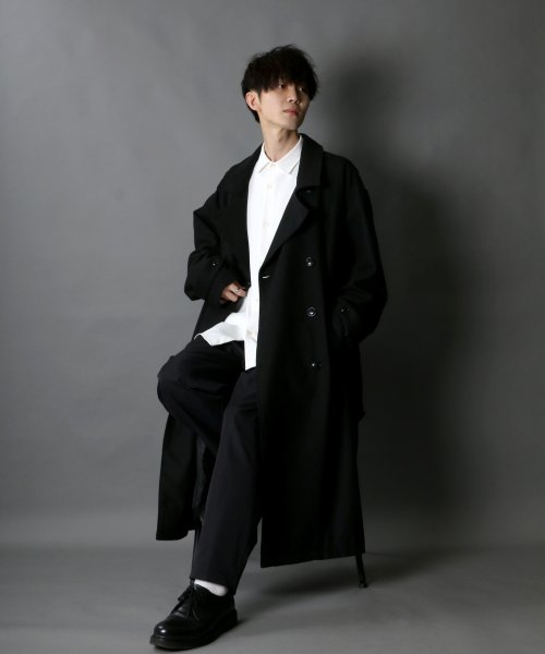 SITRY(SITRY)/【SITRY】over size wool trench coat/オーバーサイズ ウール トレンチコート/img30