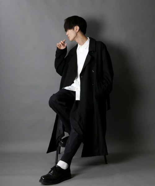 SITRY(SITRY)/【SITRY】over size wool trench coat/オーバーサイズ ウール トレンチコート/img31