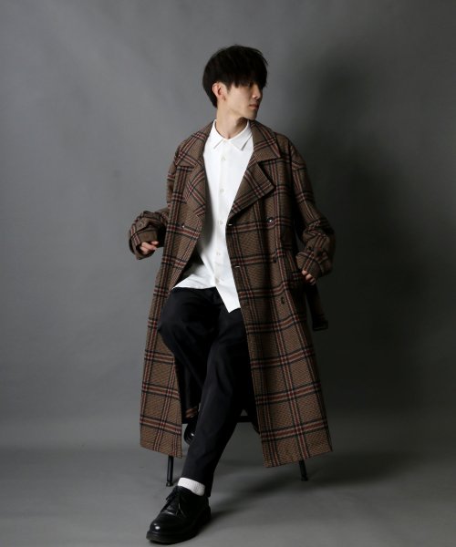 SITRY(SITRY)/【SITRY】over size wool trench coat/オーバーサイズ ウール トレンチコート/img37