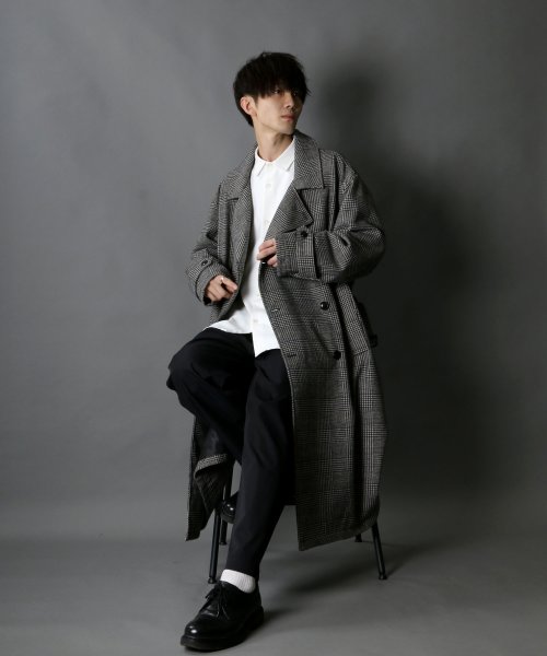 SITRY(SITRY)/【SITRY】over size wool trench coat/オーバーサイズ ウール トレンチコート/img42