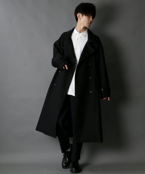 SITRY(SITRY)/【SITRY】over size wool trench coat/オーバーサイズ ウール トレンチコート/img57