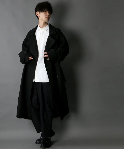 SITRY(SITRY)/【SITRY】over size wool trench coat/オーバーサイズ ウール トレンチコート/img61