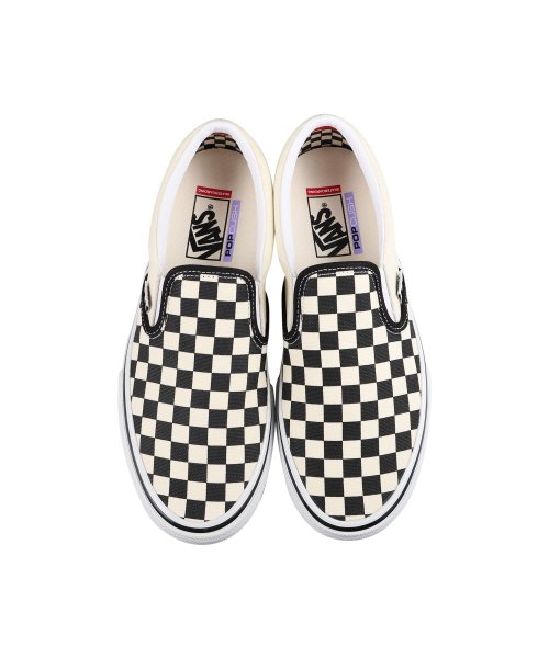 VANS(ヴァンズ)/ VANS ヴァンズ スニーカー スリッポン メンズ レディース バンズ スケート SKATE SLIP－ON ホワイト 白 V/img03