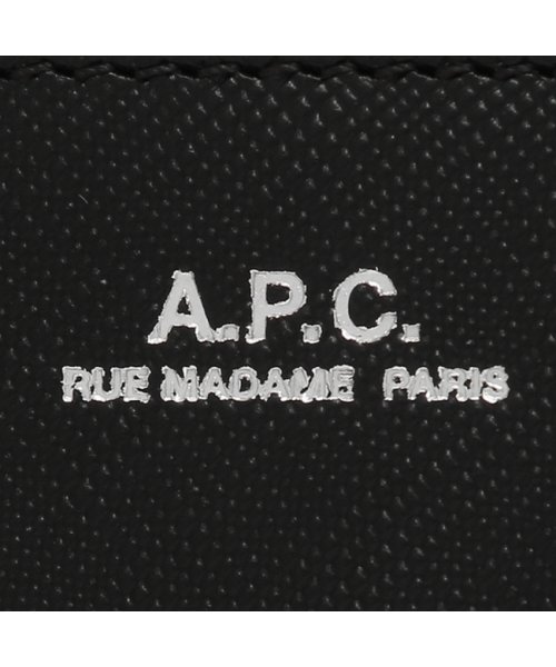 A.P.C.(アーペーセー)/アーペーセー 二つ折り財布 ブラック メンズ レディース APC A.P.C. PXBJQ H63087 LZZ/img06