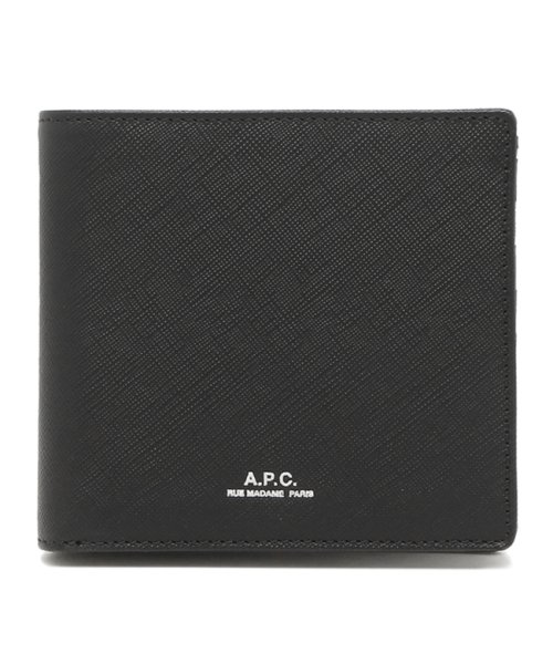 A.P.C.(アーペーセー)/アーペーセー 二つ折り財布 ブラック メンズ APC A.P.C. PXBJQ H63340 LZZ/img05