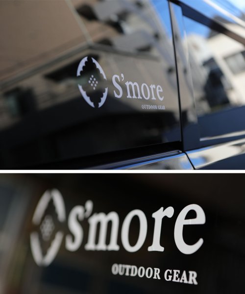 S'more(スモア)/【smore】S'more / Logo Sticker ステッカー アウトドア/img03