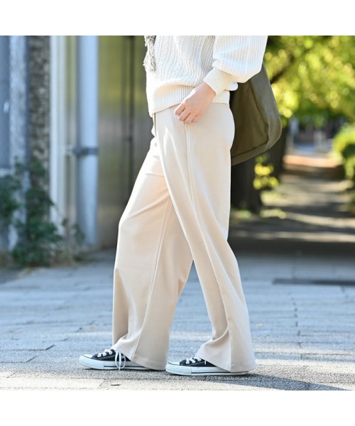 MAC HOUSE(women)(マックハウス（レディース）)/Howdy Marie ハウディーマリー 起毛カットソーパンツ GL－1231511/img01