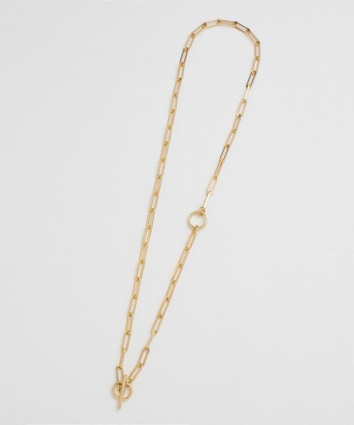 シルバー リンクチェーン 2WAYマンテルネックレス GP 