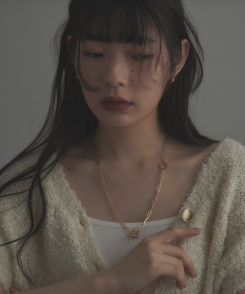 シルバー リンクチェーン 2WAYマンテルネックレス GP 