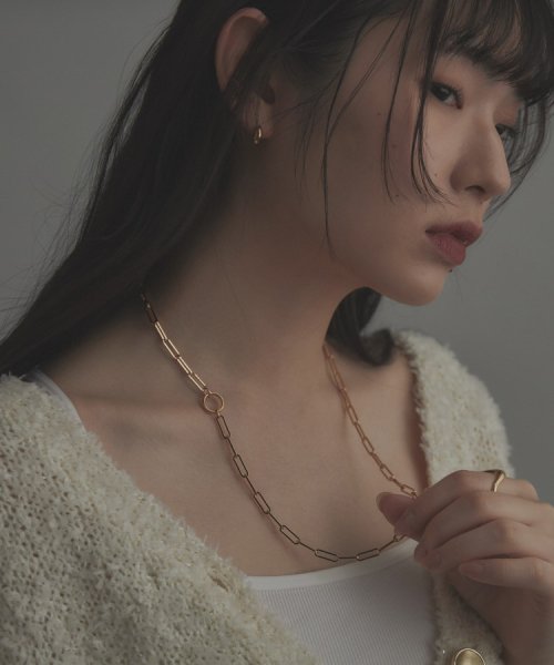 シルバー リンクチェーン 2WAYマンテルネックレス GP 