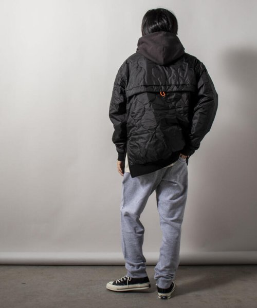 GLOSTER(GLOSTER)/【WEB限定】【UNIVERSAL OVERALL】QUILT HOODIE キルトフーディ/img03