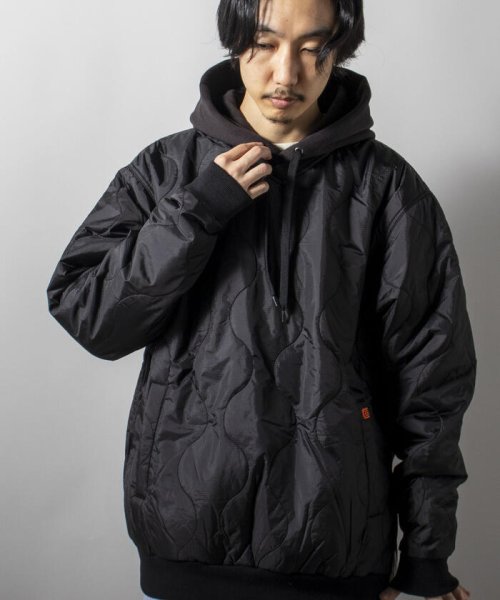 GLOSTER(GLOSTER)/【WEB限定】【UNIVERSAL OVERALL】QUILT HOODIE キルトフーディ/img04