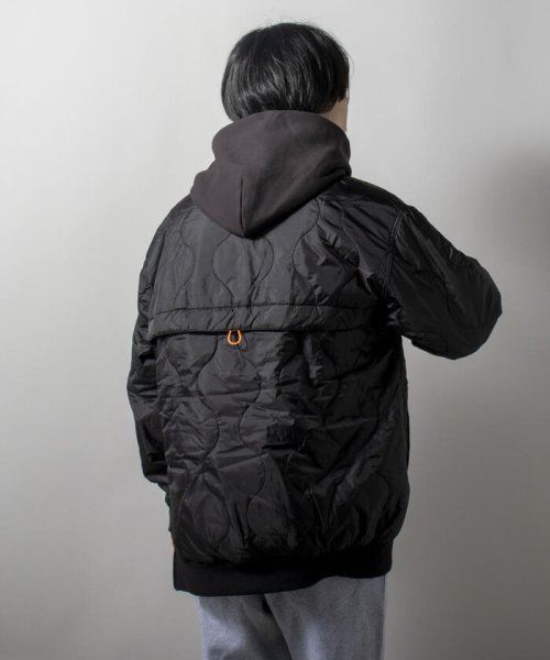 GLOSTER(GLOSTER)/【WEB限定】【UNIVERSAL OVERALL】QUILT HOODIE キルトフーディ/img06
