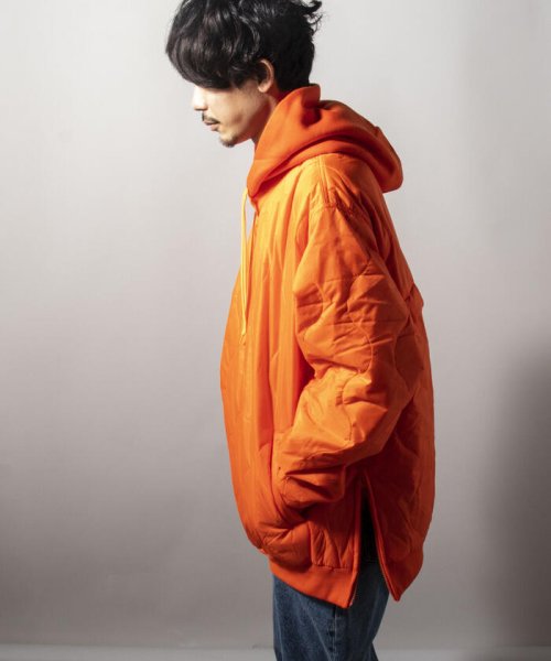 GLOSTER(GLOSTER)/【WEB限定】【UNIVERSAL OVERALL】QUILT HOODIE キルトフーディ/img25