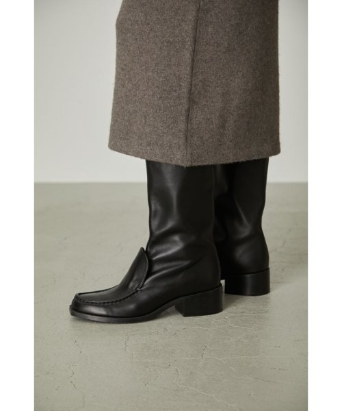 RIM.ARK(リムアーク)/Loafer like midi boots/img02