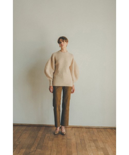 CLANE(クラネ)/ROUND SLEEVE MOHAIR KNIT TOPS/img02
