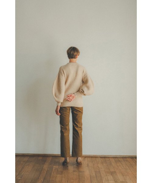 CLANE(クラネ)/ROUND SLEEVE MOHAIR KNIT TOPS/img04