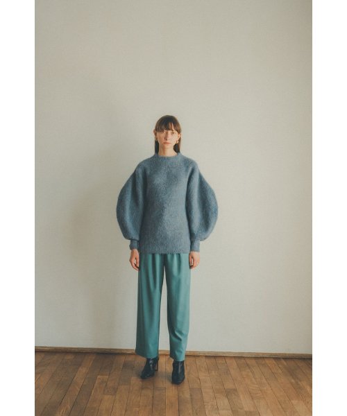 CLANE(クラネ)/ROUND SLEEVE MOHAIR KNIT TOPS/img08