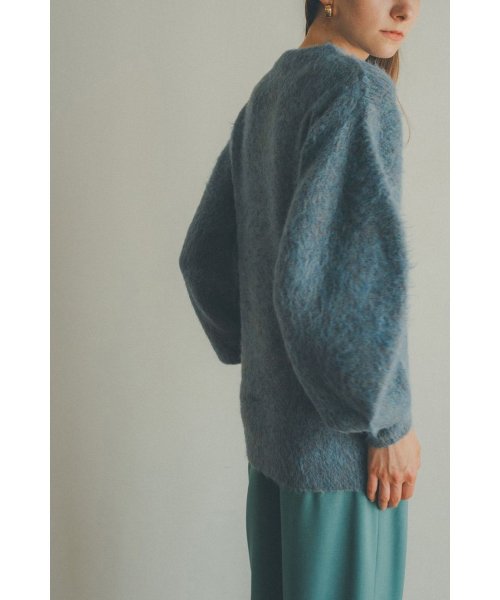 CLANE(クラネ)/ROUND SLEEVE MOHAIR KNIT TOPS/img09