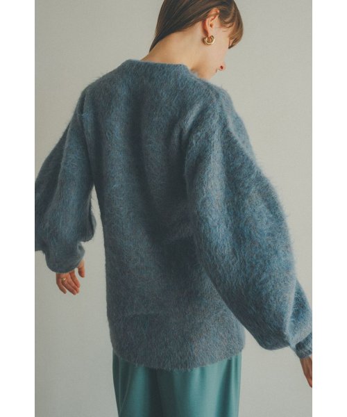 CLANE(クラネ)/ROUND SLEEVE MOHAIR KNIT TOPS/img10