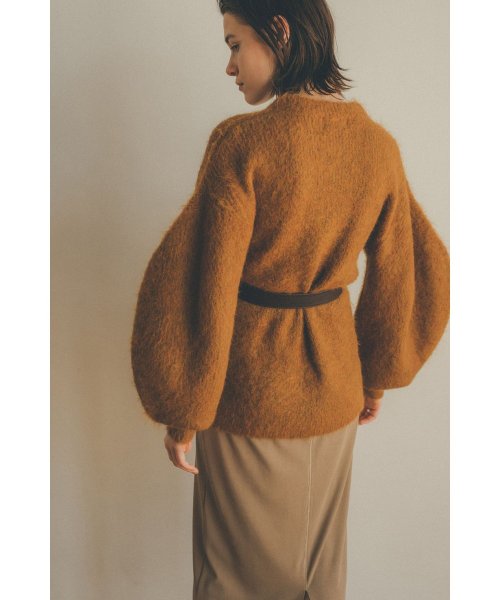 CLANE(クラネ)/ROUND SLEEVE MOHAIR KNIT TOPS/img16