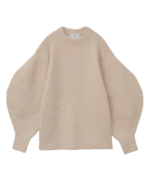 CLANE(クラネ)/ROUND SLEEVE MOHAIR KNIT TOPS/img20