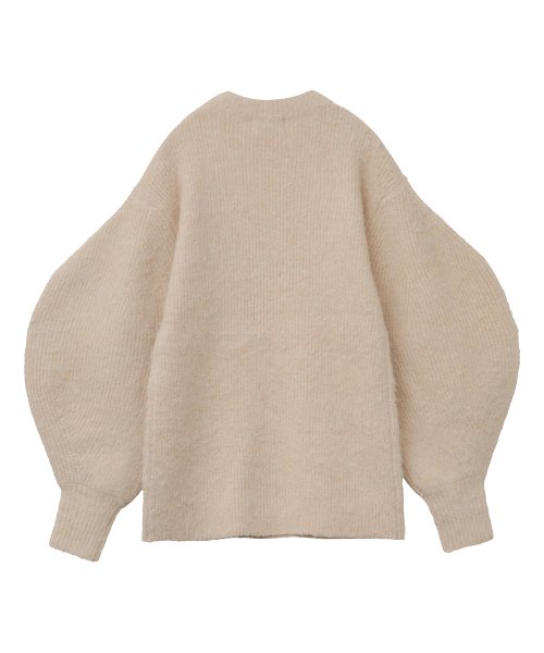 CLANE(クラネ)/ROUND SLEEVE MOHAIR KNIT TOPS/img21