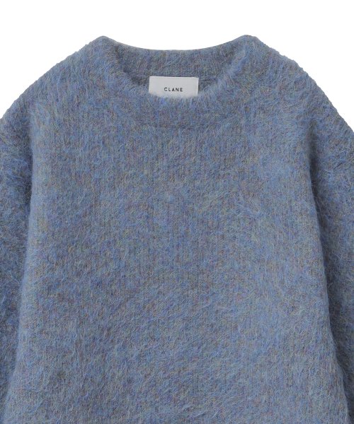 CLANE(クラネ)/ROUND SLEEVE MOHAIR KNIT TOPS/img30