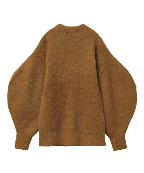 CLANE(クラネ)/ROUND SLEEVE MOHAIR KNIT TOPS/img35