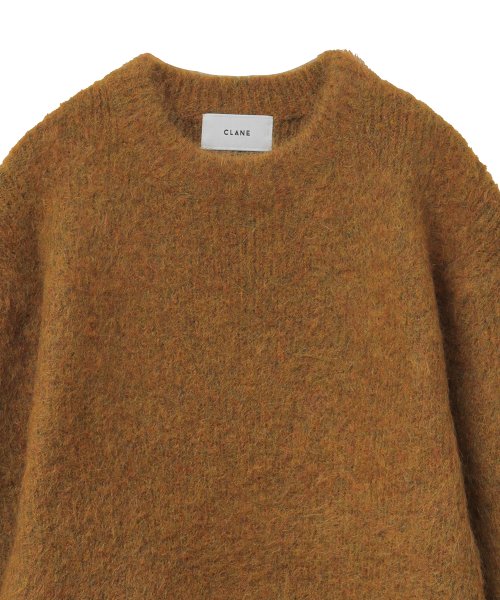CLANE(クラネ)/ROUND SLEEVE MOHAIR KNIT TOPS/img37