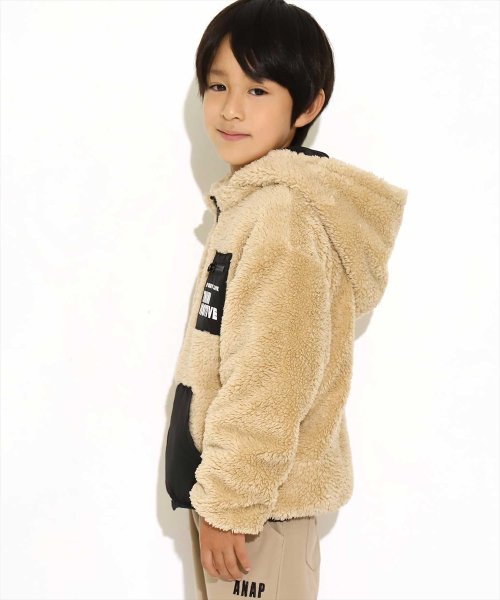 ANAP KIDS(アナップキッズ)/撥水加工リバーシブルボアアウター/img03