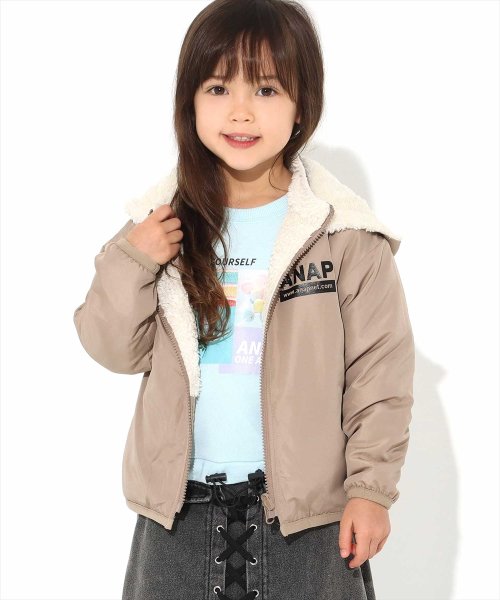 ANAP KIDS(アナップキッズ)/撥水加工リバーシブルボアアウター/img08