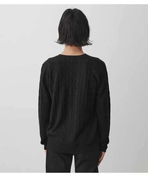 AZUL by moussy(アズールバイマウジー)/NUDIE CABLE V／N KNIT PULLOVER/img15