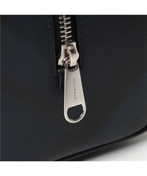 【BURBERRY(バーバリー)】8006069 WASHBAG LONDON CHECK ロンドンチェック セカンドバッグ クラッチ 鞄 A1960/NAVY