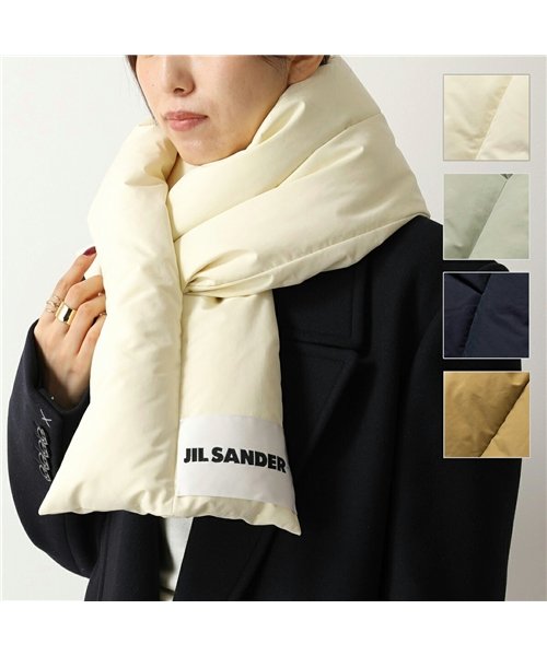 Jil Sander(ジル・サンダー)/【JIL SANDER(ジルサンダー)】JPPT590294 WT441100 DOWN SCARF  ロゴ ダウン キルティング マフラー レディース/img01