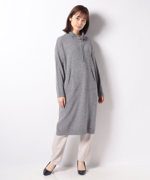 BENETTON (women)(ベネトン（レディース）)/ウールオフタートルネックミモレ丈長袖ニットワンピース/img30