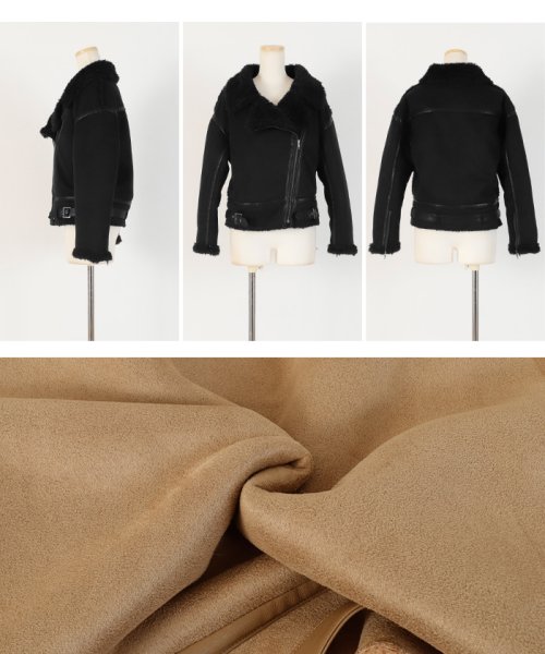 エコムートンライダースジャケット 