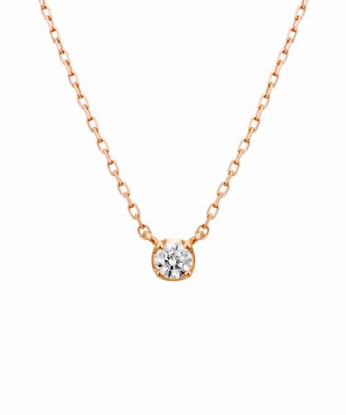 K10ピンクゴールドネックレス 商品説明繊細な爪でダイヤモンドの輝きを引き立てた、上品な一粒ネックレス。ピンクゴールドの柔らかな色合いが、女性らしい可憐な魅力を添えます。スタイルを選ばずに永く身に着けら P1950757251(14850円)