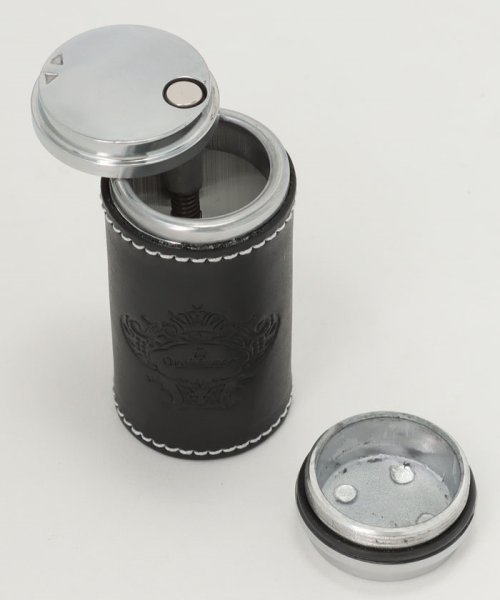 Orobianco（Smoking tool）(オロビアンコ（喫煙具・メタル革小物）)/ORA－001 BK 灰皿 レザーブラック/img02