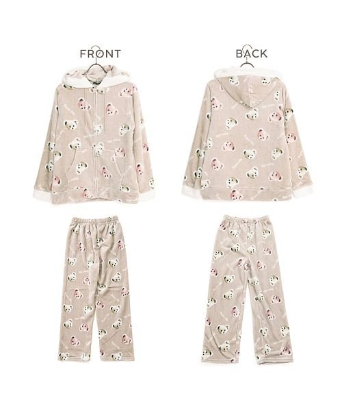 ふわもこソフトマイクロベアパーカーセットアップレディース ルームウェア キャラクター 熊 くま クマ かわいい ピンク パーカー 長袖 長ズボン ロング パンツ ディータ Dita Magaseek ふわもこソフトマイクロベアパーカーセットアップレディース ルームウェア キャラクター 熊 くま クマ かわいい ピンク パーカー 長袖 長ズボン ロング パンツ ディータ Dita Magaseek