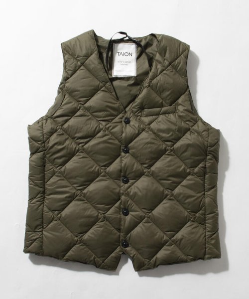 NOLLEY’S goodman(ノーリーズグッドマン)/【TAION/タイオン】TAION CITY LINE SNAP BUTTON DOWN GILET　TAION－003C1/img55