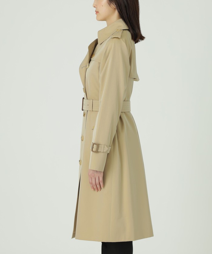 100年コート＞クラシックダブルトレンチコート(三陽格子)(504400861