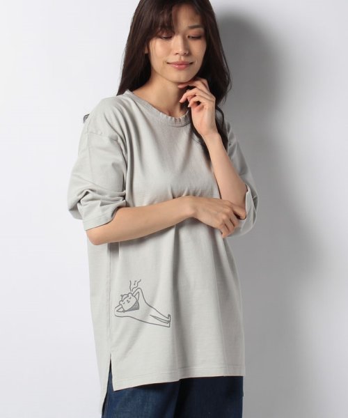 セール クマさんイラスト7分袖tシャツ キャラ オ クルス Cara O Cruz Magaseek