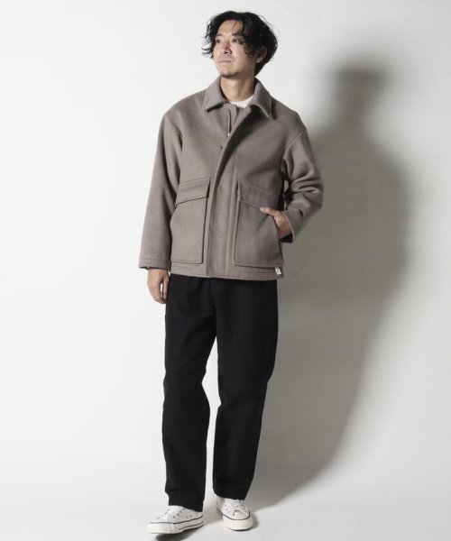 WORK ABOUT(WORK ABOUT)/【WORK ABOUT/ワークアバウト】BOMBER JACKET　ボマージャケット　ショート　メルトン/img06