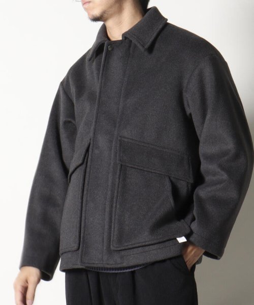 WORK ABOUT(WORK ABOUT)/【WORK ABOUT/ワークアバウト】BOMBER JACKET　ボマージャケット　ショート　メルトン/img25